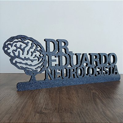 Letreiro de Mesa com símbolo Profissional