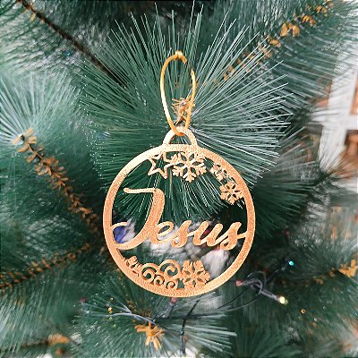 Bolinha de Natal Personalizada - Dourada