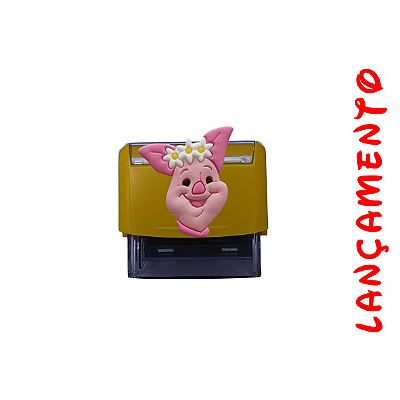 Carimbo Personagem Leitão - Ursinho Pooh