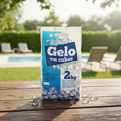 Saco para Gelo 2kg - Alça - 300 Unidades