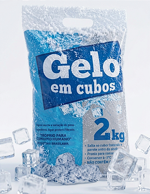 Saco para Gelo 2kg - Alça - 200 Unidades