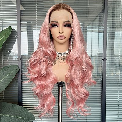 LACE FRONT JADE ROSA COM RAIZ 13 X 4