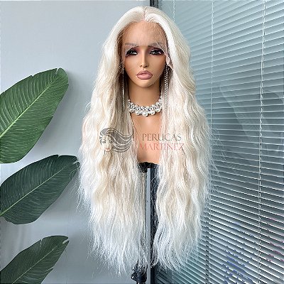 FULL LACE FRONT KÁTIA PLATINADA 13 X 6