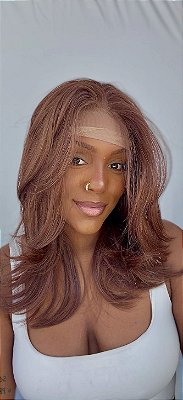 FULL LACE FRONT AURORA CASTANHO ACOBREADO 13 X 6