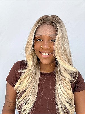 LACE FRONT ANNA LOIRO COM RAIZ ESFUMADA 13 x 6