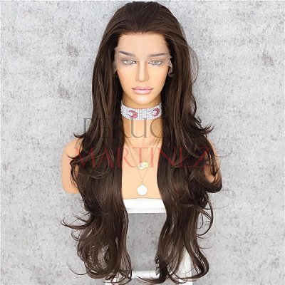 LACE FRONT JADE CASTANHO