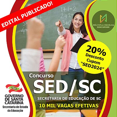 CURSO ONLINE SED/SC EXTENSIVO ACT E EFETIVOS   ** PROFESSOR DE ESPANHOL  **   - ( Edital Publicado)
