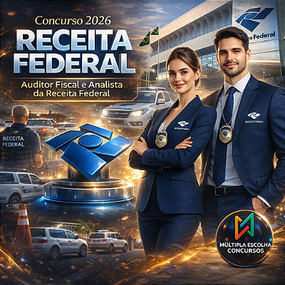 CURSO ONLINE RECEITA FEDERAL 2026 - PRÉ E PÓS-EDITAL ( AUDITOR FISCAL DA RECEITA FEDERAL) - Nível Superior