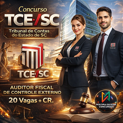 CURSO ONLINE PÓS-EDITAL TCE/SC TRIBUNAL DE CONTAS DE SC ( AUDITOR FISCAL : CIÊNCIAS CONTÁBEIS)