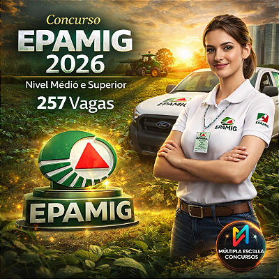 CURSO ONLINE EPAMIG/MG 2026 - ENGENHEIRO AGRÔNOMO (Nível Superior) *Promoção de Lançamento