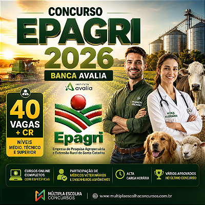 EPAGRI 2026 – Extensionista Social – Assistente Social (Pré-Edital)