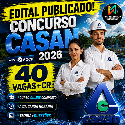CASAN 2026 Online ( Administrador ) Nível Superior