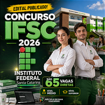 IFSC 2026 Docente - Professor de Informática EBTT (Pós-Edital)