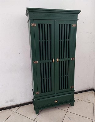 CRISTALEIRA 2 PORTAS SARRAFIADA - REF. 2013