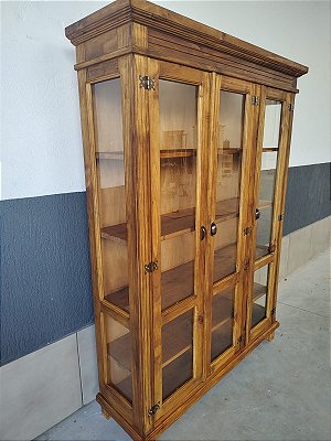 CRISTALEIRA 3 PORTAS LATERAL VIDRO  - REF. 3009