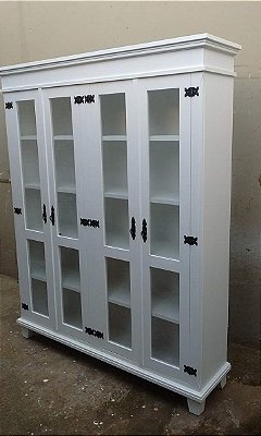 CRISTALEIRA 4 PORTAS GRANDNA COR QUE DESEJAR- REF. 4002