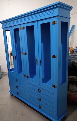 CRISTALEIRA 4 PORTAS GRANDE NA COR QUE DESEJAR- REF. 4004