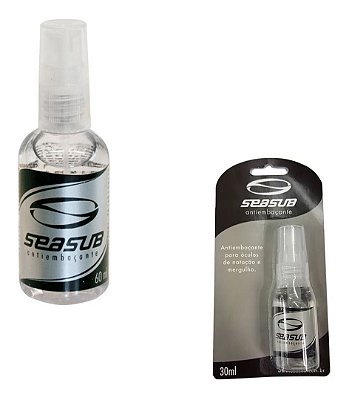 ANTIEMBAÇANTE SEASUB, Spray 30 ml para óculos de natação e mergulho