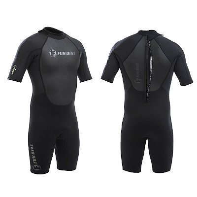 WAILEA CURTA, Roupa de Neoprene Curta 3mm