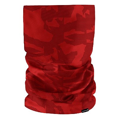 Pescoceira Necktube Salomon Camo Biking Red