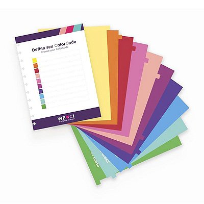 Divisórias Colorcode Caderno Inteligente