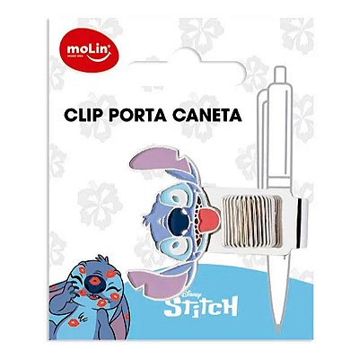 Clip Porta Caneta Stitch Molin
