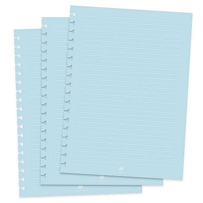 Refil de Folhas Azul para Caderno Smart Colegial DAC