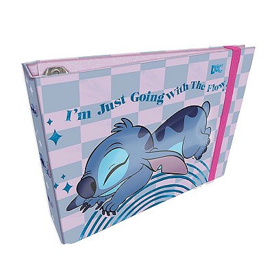 Mini Fichário Disney Stitch com 80 Folhas DAC