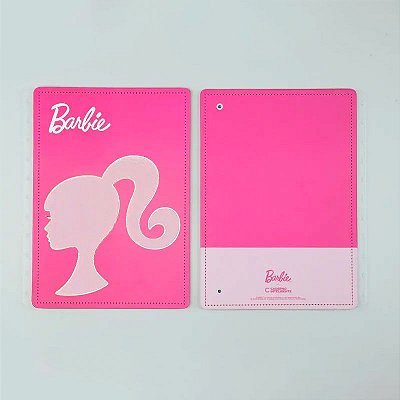 Capa e Contracapa Caderno Inteligente - Barbie™ Pink