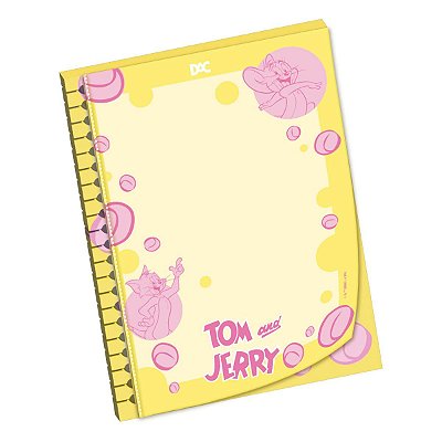 Papel de Carta para Caderno Smart Colegial DAC Tom & Jerry