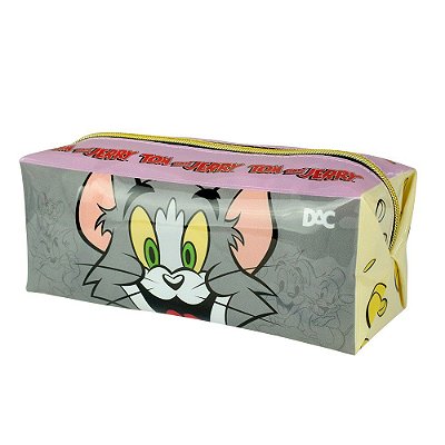 Estojo Grande em PVC Cristal DAC Tom & Jerry