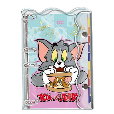 Fichário Colegial com elástico DAC Tom & Jerry