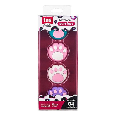 Borracha Purrfect Tris Holic Pets Kit com 4 Un