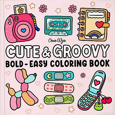 Livro de Colorir Cute e Groovy Coco Wyo - UND
