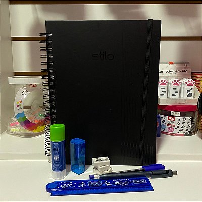 Kit Volta às Aulas Essencial – Caderno + Itens Básicos