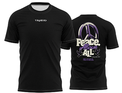 Camiseta TryNerd | Peace Alove All - Streetwear