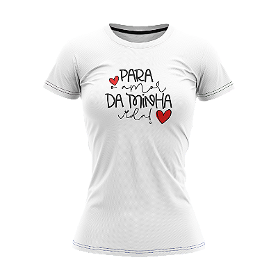 Camiseta Baby Look TryNerd | Amor da Minha Vida - Streetwear