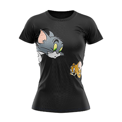 Camiseta Baby Look TryNerd | Tom and Jerry - Streetwear