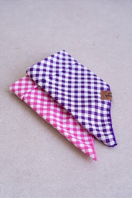Kit Bandana Tulipa e Violeta