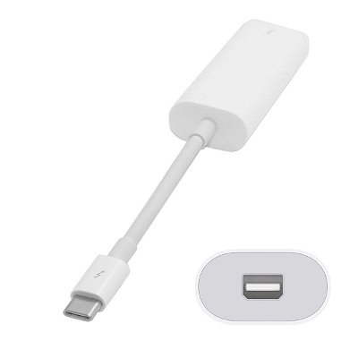 Adaptador para Apple USB-C Thunderbolt 3 Port 40Gbps  para Thunderbolt 2