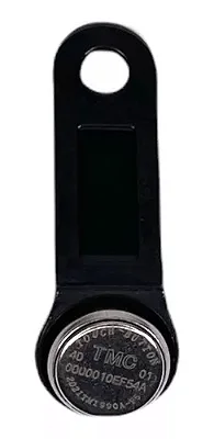 Kit 10 unidades Chaveiro Ibutton Ds1990a-f5 preto