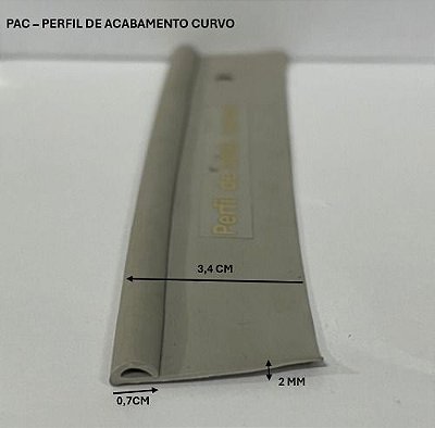 PERFIL DE ACABAMENTO CURVO
