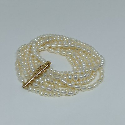Pulseira de Pérolas 7 fios One Only One