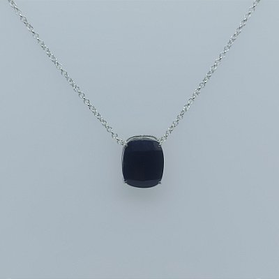 Colar longo Quartzo Negro Extra Total Black Model 1