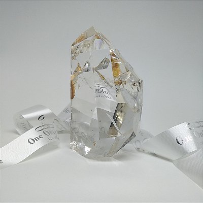 Cristal de Quartzo Natural. Peça Decorativa. Luxo.