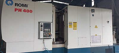 CENTRO DE USINAGEM HORIZONTAL ROMI PH400 - COMANDO SIEMENS SINUMERIK 828D