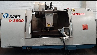 Centro de Usinagem Vertical ROMI D2000(VENDIDO)