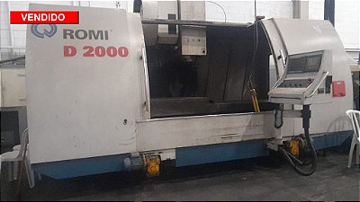 CENTRO DE USINAGEM ROMI D2000 ANO 2008(VENDIDO)