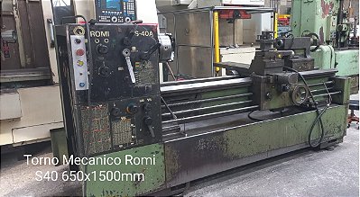TORNO MECANICO ROMI MODELO S40A 650X1500MM