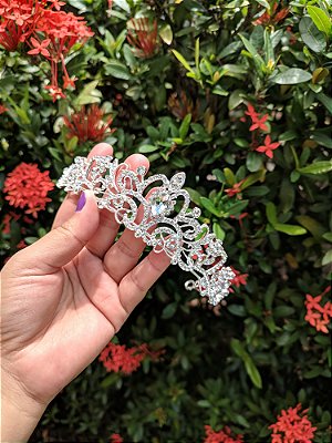 Coroa para Penteado de Noiva com Strass